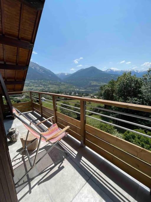 Gite Confort 15 Couchages, Vue Panoramique Montagne Hautes Alpes, Terrasses Embrun Kültér fotó