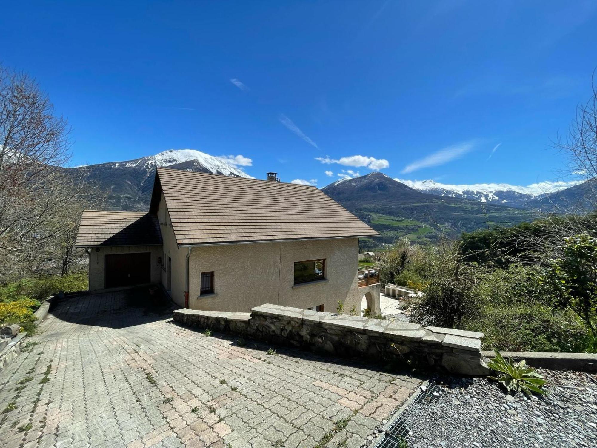 Gite Confort 15 Couchages, Vue Panoramique Montagne Hautes Alpes, Terrasses Embrun Kültér fotó
